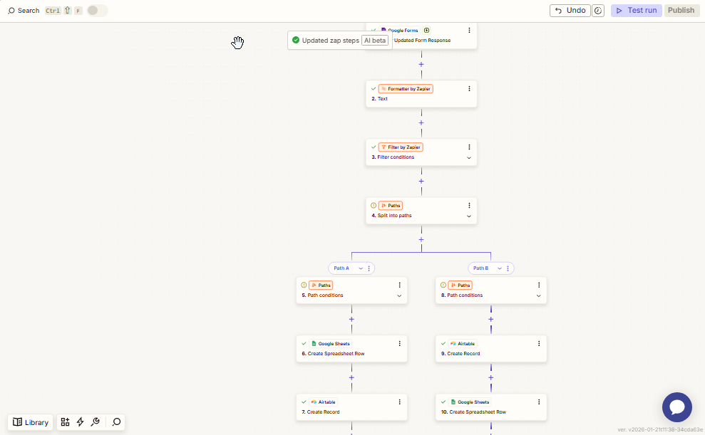 Google Forms and Airtable Lead Sync Workflow