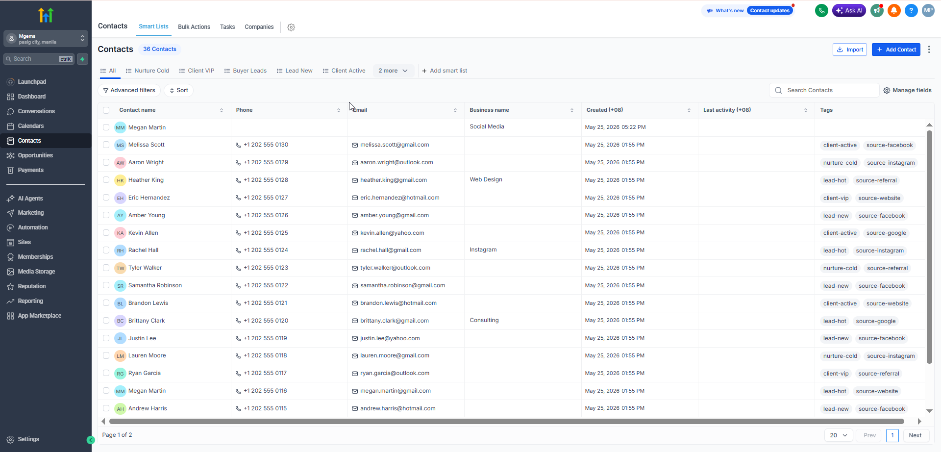 Contact Management